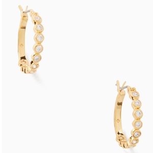 Kate Spade Full Circle Cubic Zirconia Earrings NWT
